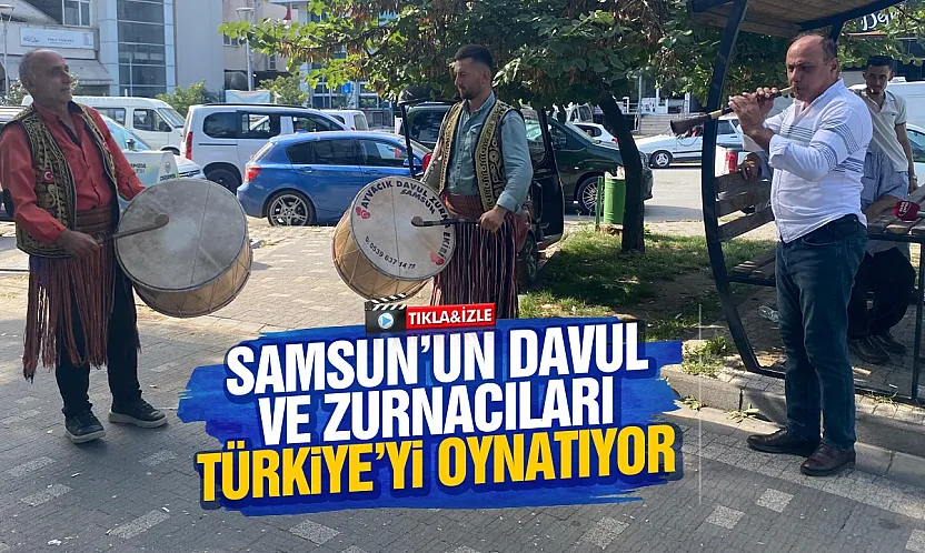 Samsun geleneği, bir davul, bir zurna