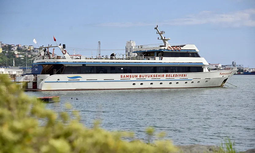 Samsun gezinti gemileri yeni sezonda turlara başladı