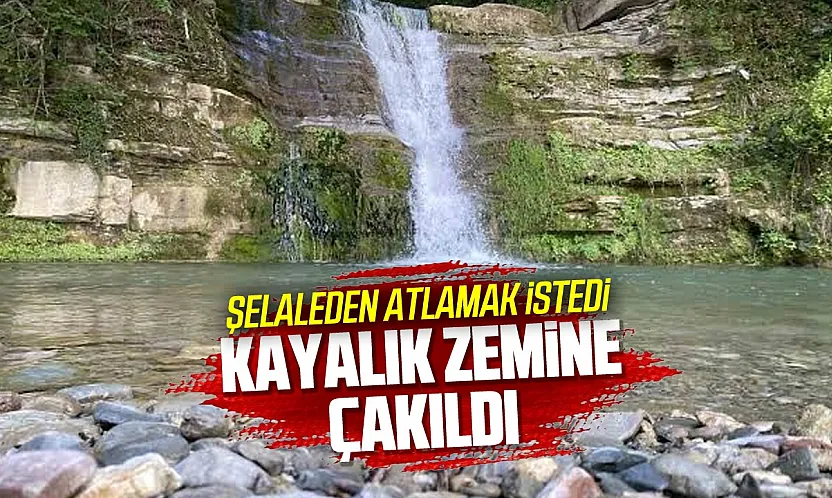 Samsun Kavak'ta Şelaleden Düşen Genç Ağır Yaralandı