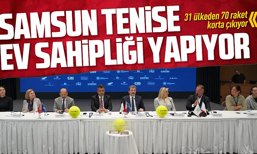 Samsun Open WTA 125 Tenis Turnuvası heyecanı başladı