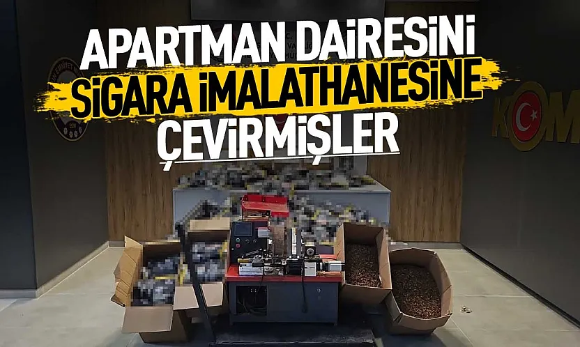 Samsun polisi evde kurulan yasa dışı imalathaneyi bastı