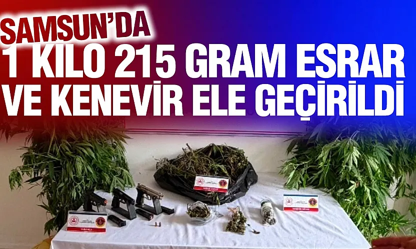 Samsun Salıpazarı'nda uyuşturucu operasyonu