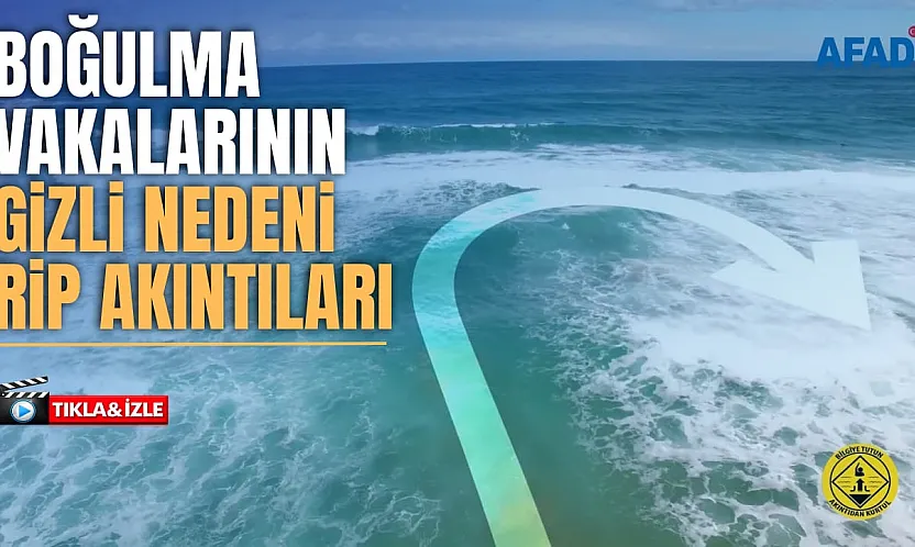 Samsun Valiliği'nden rip akıntısına karşı uyarı