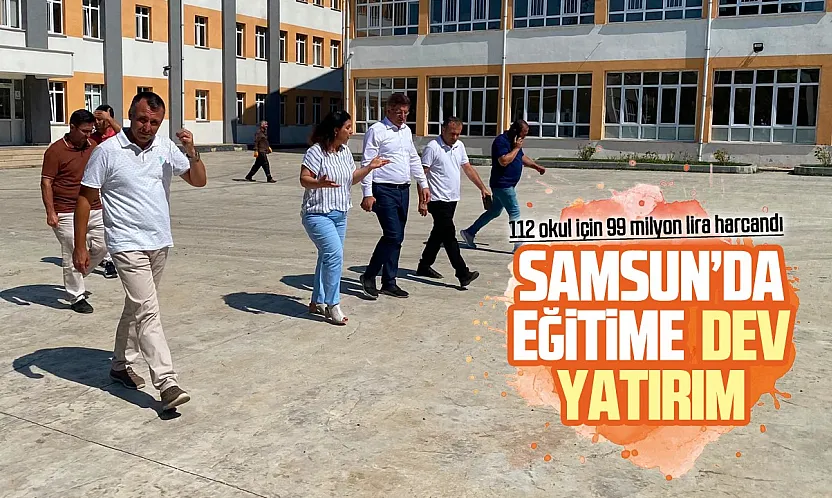 Samsun Valiliği ve MEB iş birliğiyle okullar güçleniyor