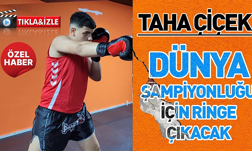 Samsunlu milli sporcu Taha Çiçek'in hedefi dünya şampiyonluğu