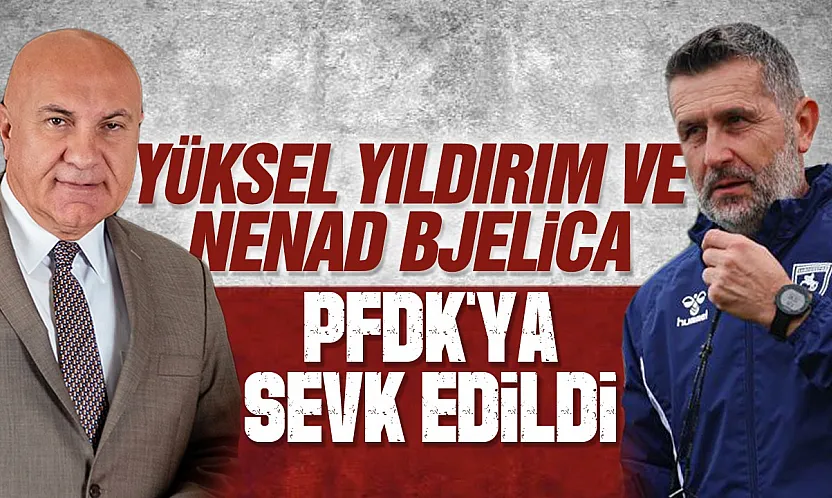 Samsunspor - Amed SK maçı sonrası disiplin sevkleri açıklandı