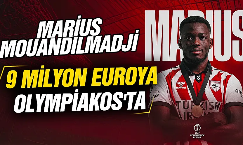 Samsunspor'dan rekor transfer satışı 9 milyon euro Marius Mouandilmadji