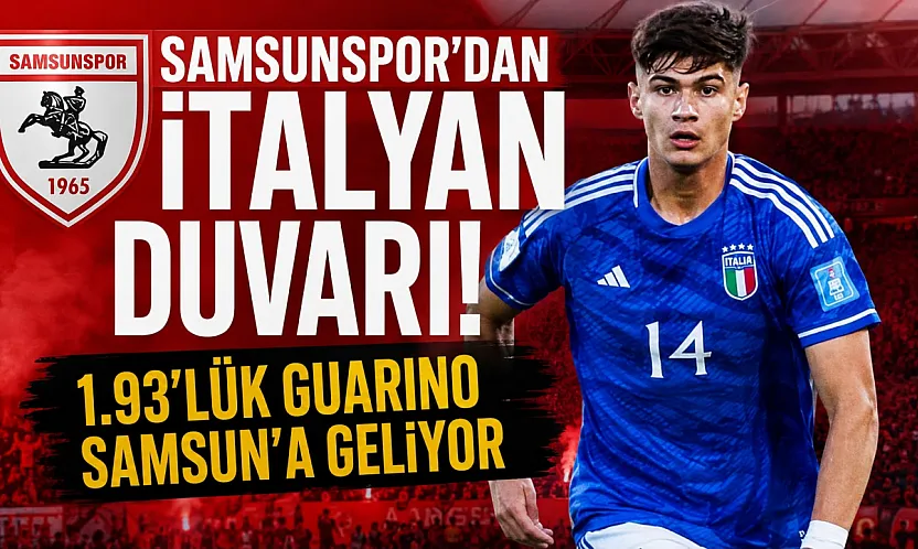 Samsunspor'dan savunmaya İtalyan takviyesi! Guarino resmen kadroda