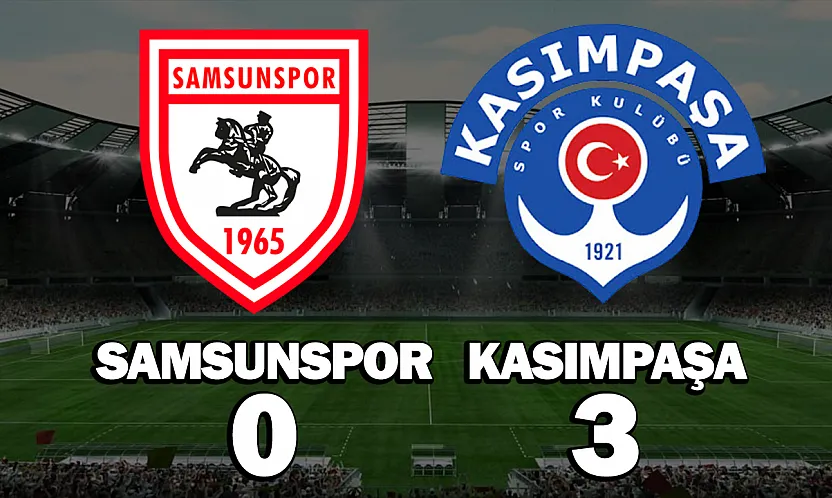 Samsunspor İstanbul'dan 3-0 mağlup ayrıldı