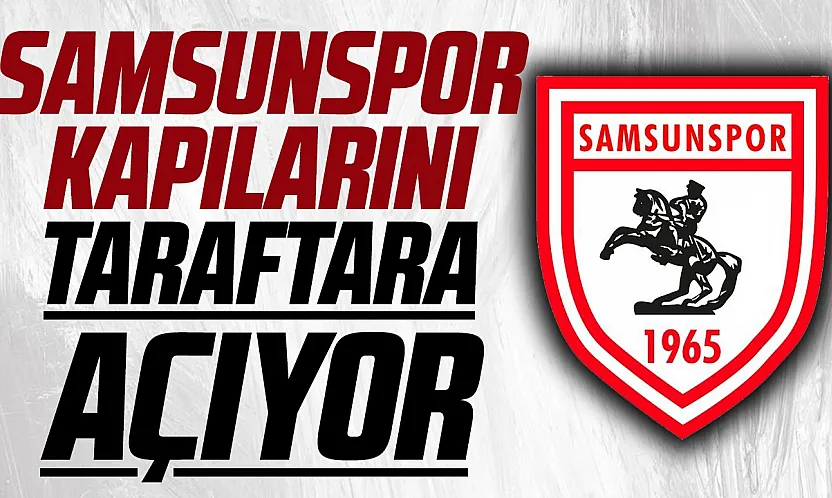 Samsunspor kapılarını antrenmanla taraftara açıyor
