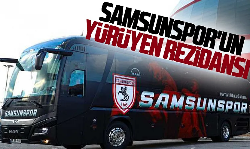 Samsunspor takım otobüsü sosyal medyada