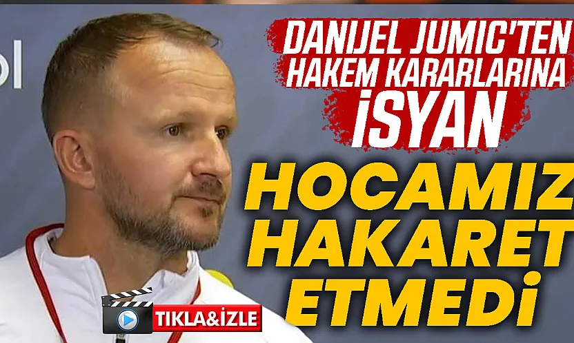 Samsunspor Yardımcı Antrenörü Jumic'ten kırmızı kart açıklaması