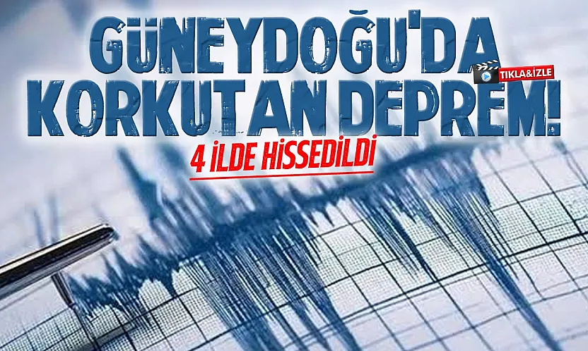 Şanlıurfa'da korkutan deprem: Çevre illerde de hissedildi