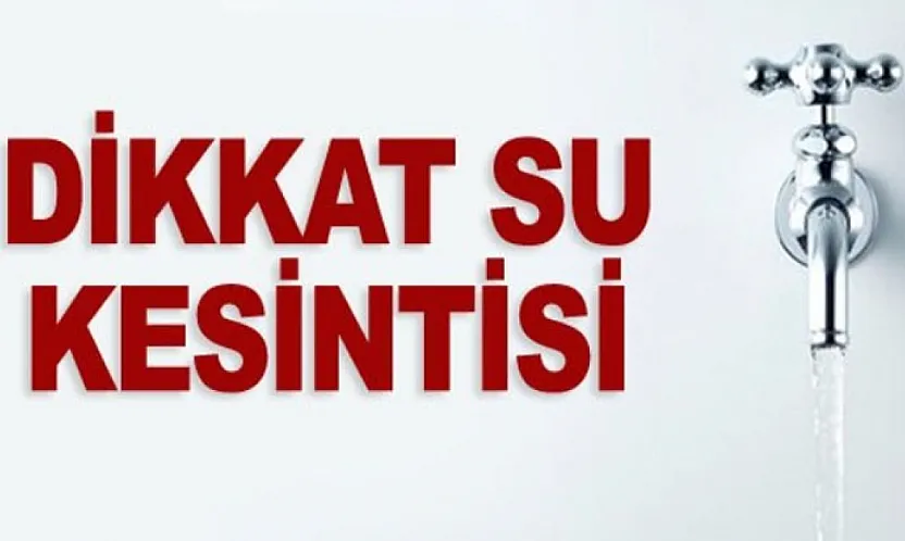 SASKİ'den Atakum'a Su Kesintisi Uyarısı