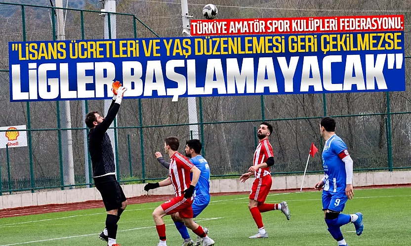 TASKK'tan TFF'ye rest: 'Amatör liglerin başlamama riski var'