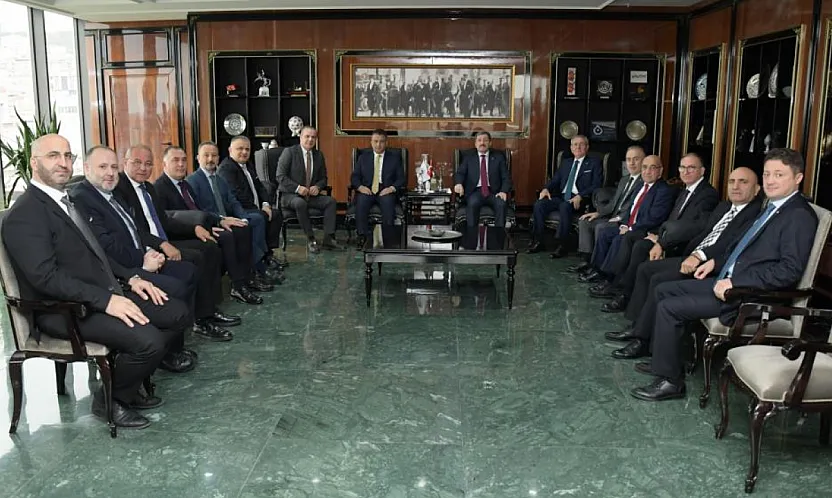 Tavlı ve Doğan'dan TSO'nun yeni yönetimine hayırlı olsun ziyareti