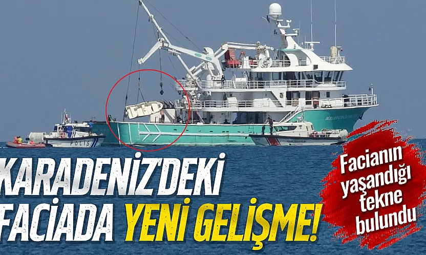 Tekne faciasında yeni gelişme! Batan tekne bulundu