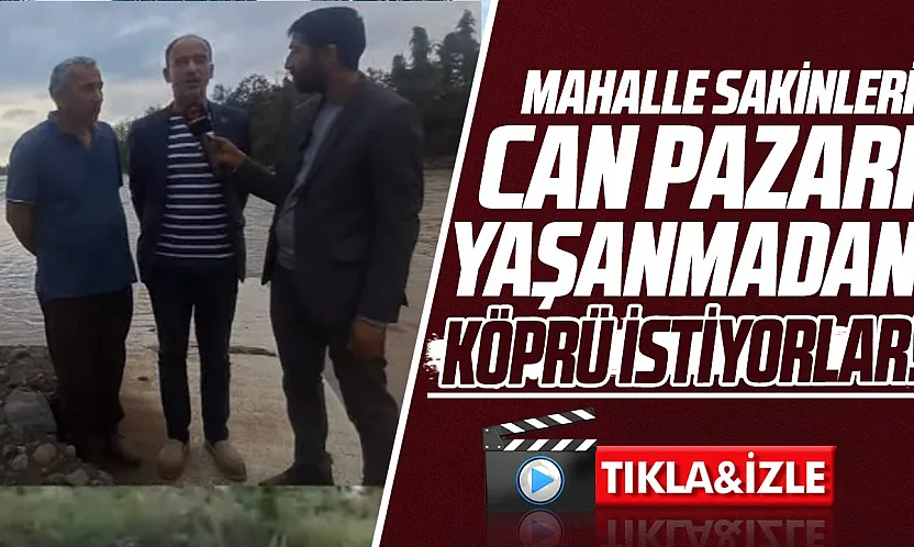 Terme'de vatandaşlar yıllardır köprü bekliyor