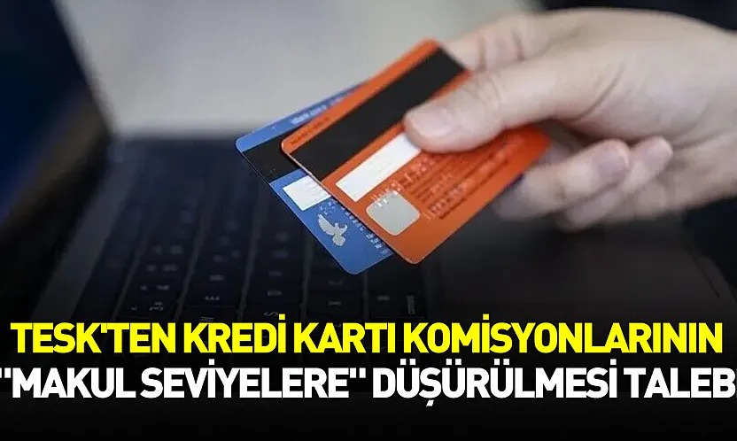 TESK'ten kredi kartı komisyonlarının düşürülmesi çağrısı