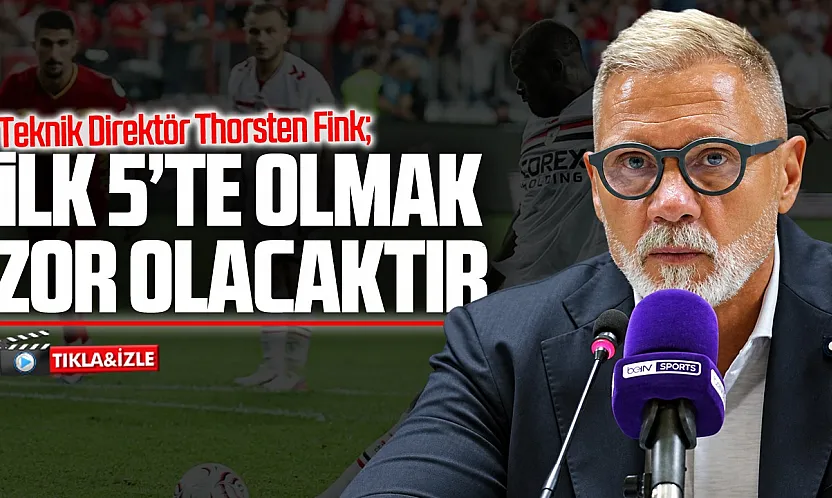 Thorsten Fink, 'İlk maçımızda çok fazla hata yaptık'