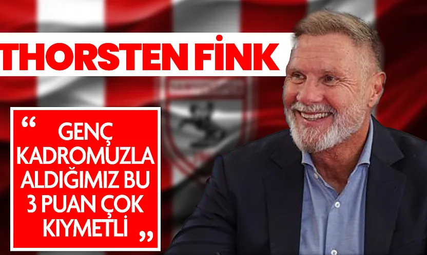 Thorsten Fink'ten Rize galibiyeti sonrası açıklamalar: Amacımız 3 puandı