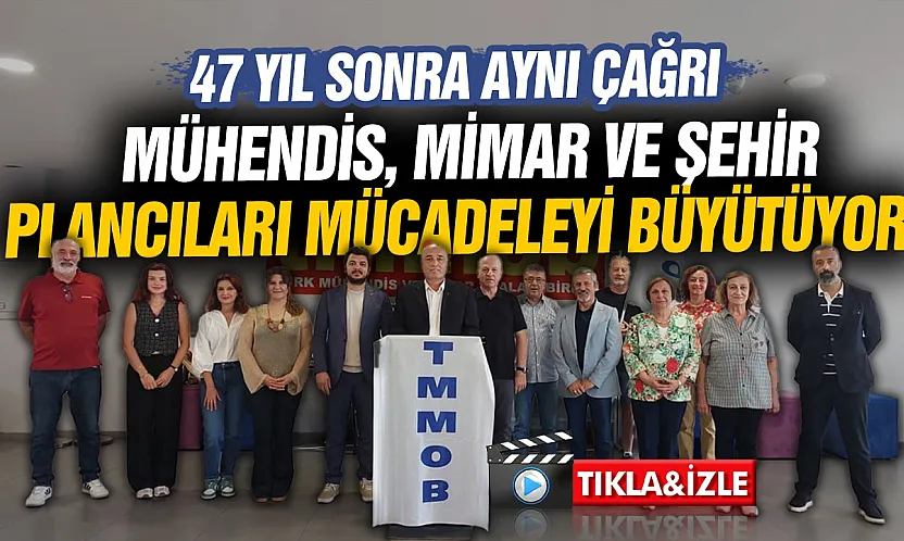 TMMOB Samsun İl Koordinatörü Akın Ömür'den 19 Eylül mesajı