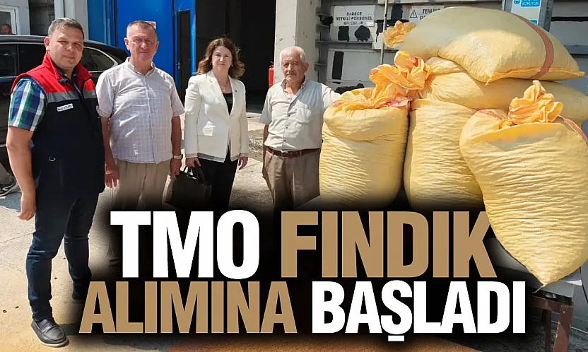 TMO fındık alımını Samsun Çarşamba'da açtı
