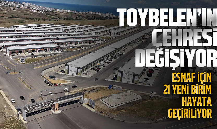 Toybelen Sanayi Sitesi'nde restoran projesinde çalışmalar sürüyor