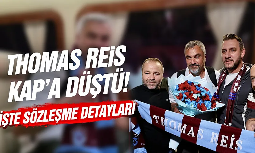 Trabzonspor Thomas Reis'i KAP'a bildirdi