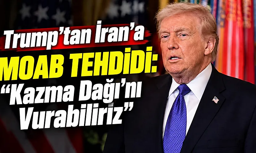 Trump'tan İran'a 10 tonluk bomba mesajı