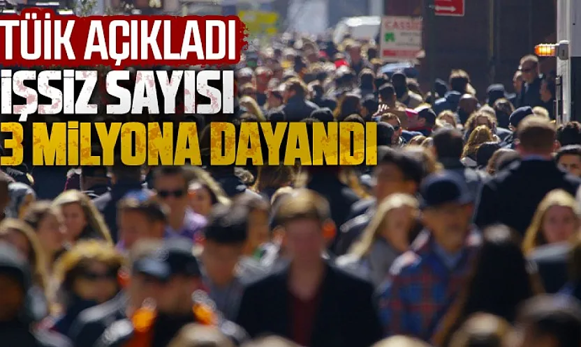 TÜİK eylül ayı işsizlik rakamlarını açıkladı oran yüzde 8,4'e yükseldi