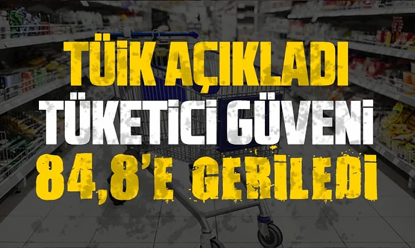 Tüketici Güven Endeksi yüzde 7,7 azaldı