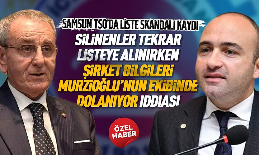 Ümit Ayla'dan Samsun TSO yönetimine liste tepkisi