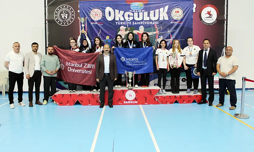 Ünilig Salon Okçuluk Türkiye Şampiyonası Samsun'da Sona Erdi