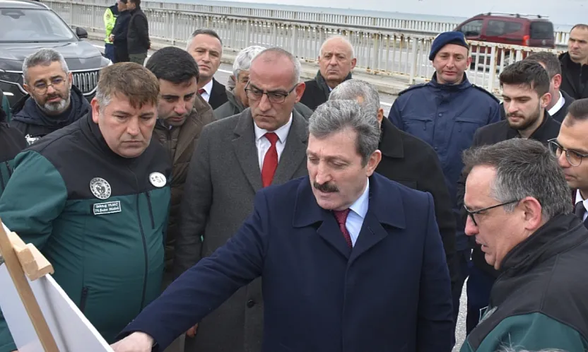 Vali Tavlı, Yakakent OSB'de ıslah çalışmalarını inceledi