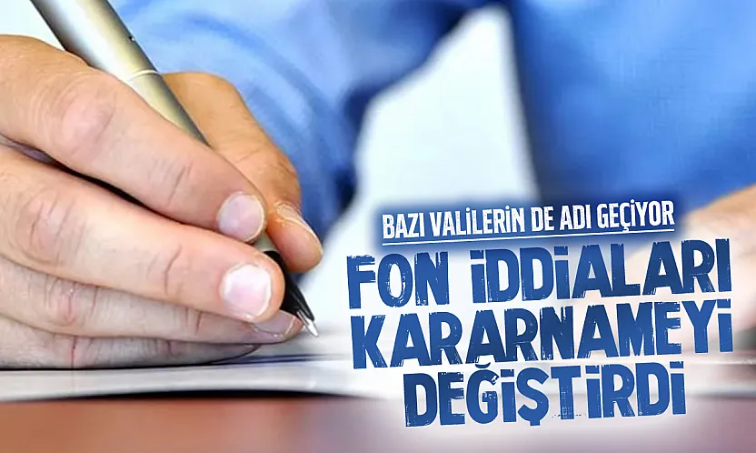 Valiler kararnamesinde fon depremi! Şamil Tayyar'dan dikkat çeken iddia