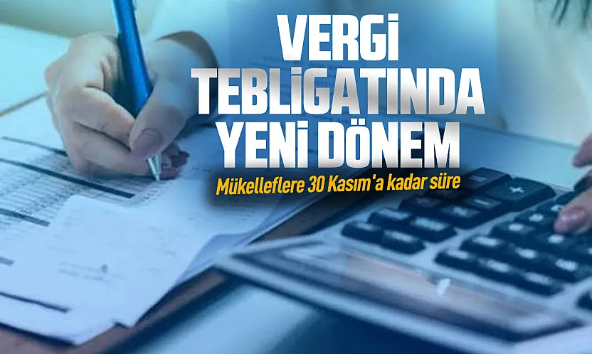 Vergi mükelleflerini ilgilendiriyor! E-tebligatta yeni dönem başladı