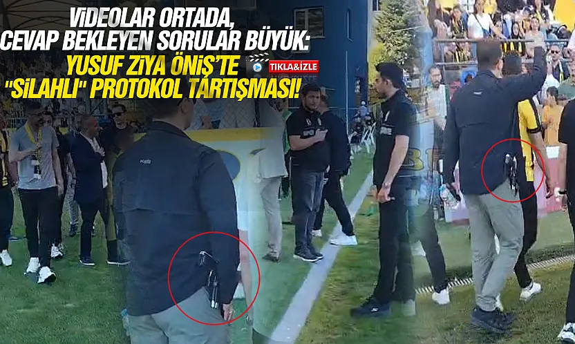 Bitlisspor - Çarşambaspor karşılaşmasında silahlı gövde gösterisi