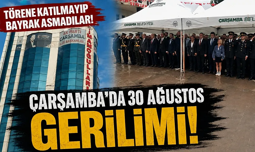 Yeni Parti Çarşamba İlçe Başkanlığından AK Parti teşkilatına 30 Ağustos tepkisi