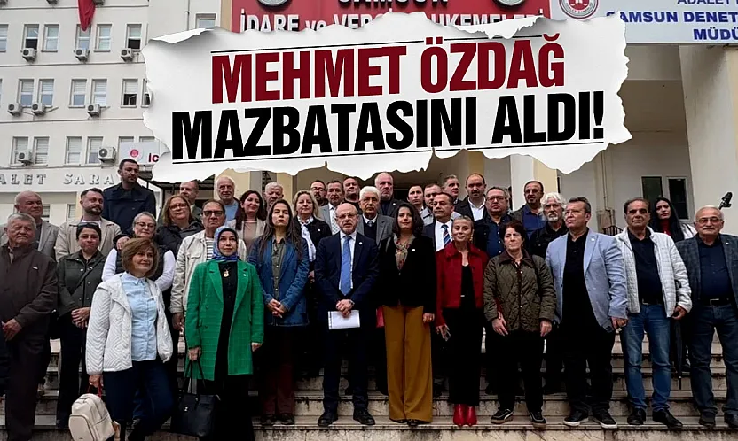 YENİ Parti Samsun İl Başkanı Mehmet Özdağ mazbatasını aldı