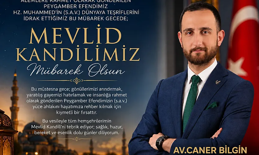 Yeniden Refah Partisi Çarşamba İlçe Başkanı Caner Bilgin Mevlid Kandili Kutlaması