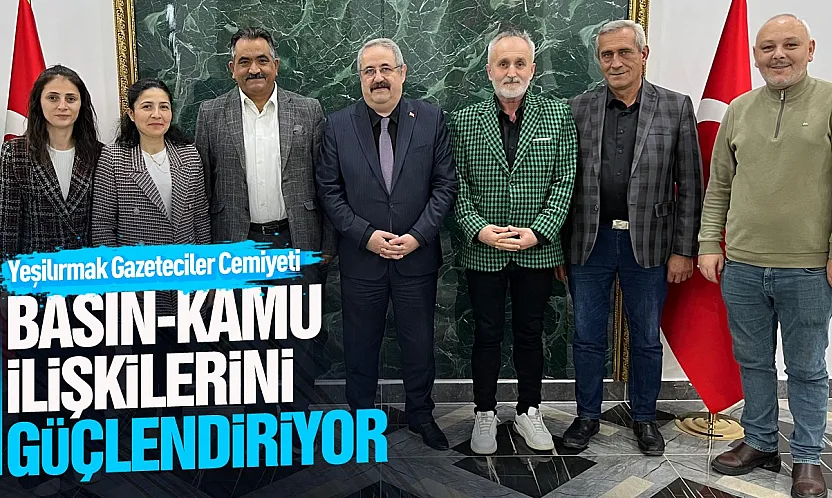 Yeşilırmak Gazeteciler Cemiyeti'nden protokol ziyaretleri