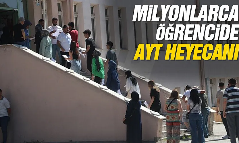YKS'nin İkinci Oturumu AYT Başladı