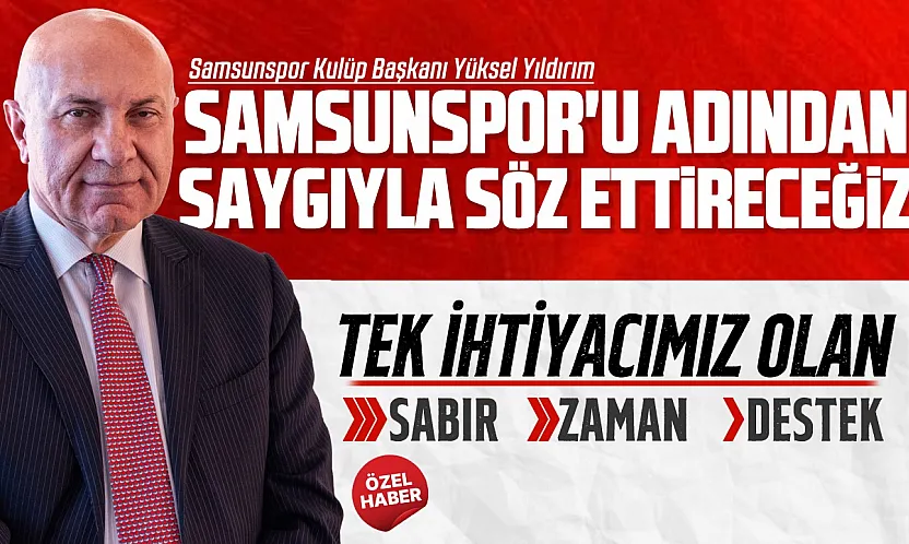 Yüksel Yıldırım'dan taraftarlara çağrı