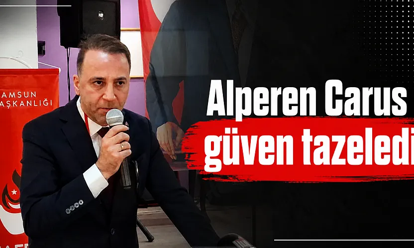 Zafer Partisi Samsun'da Alperen Carus Güven Tazeledi